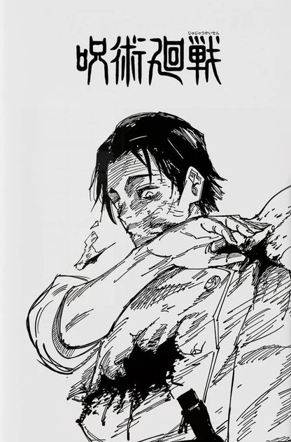 Modern Famous Bilibili Black and White Anime J-Jujutsu K-Kaisen Poster Canvas Paint Print Art Picture Home Room Wall Decor Gift