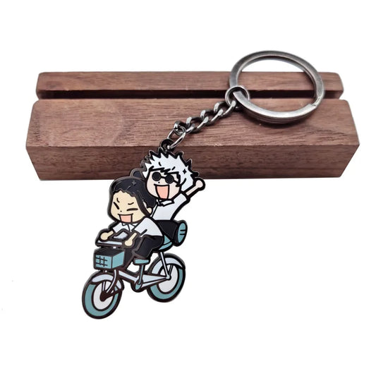 Porte-clés Jujutsu Kaisen Gojo et Geto Suguru, accessoire de sac à dos de voiture pour les fans de garçons et de filles