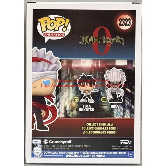 Funko Pop Jujutsu Kaisen 0 Satoru Gojo Yuta Okkotsu #2322 #2323 Red Energy Vinyl Figure Anime Collectible For Hobby Collectors