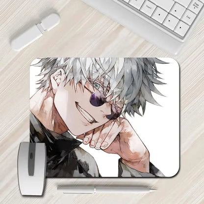 HYBXAXC 450x400mm Jujutsu Kaisen Gaming Mouse Pad XS Small Mousepad For PC Gamer Desktop Decoration Office Mouse Mat Deskmat Rug