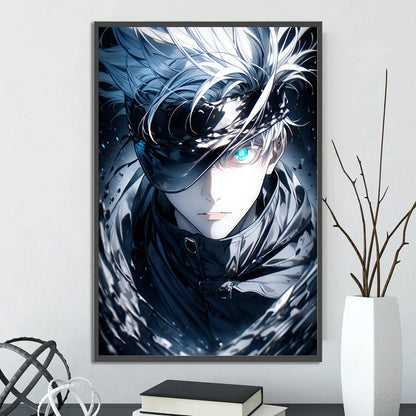 Jujutsu Kaisen Gojo Satoru Self-adhesive Poster Figures Home Decoration Anime Wallpaper Painting Wall Art Bedroom Cartoons Decor