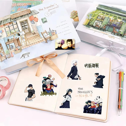 80pcs Cartoon Jujutsu Kaisen Anime Stickers Waterproof Decals Car Motorcycle Luggage Helmet Cool Sticker for Kids Classics Toy