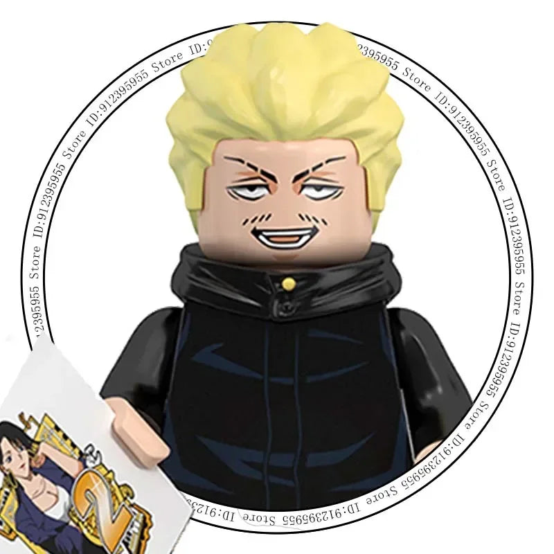 Jujutsu Kaisen Bleach Building Blocks Itadori Yuji Gojo Satoru Ryomen Sukuna Mini Action Figure Accessories Christmas Gifts