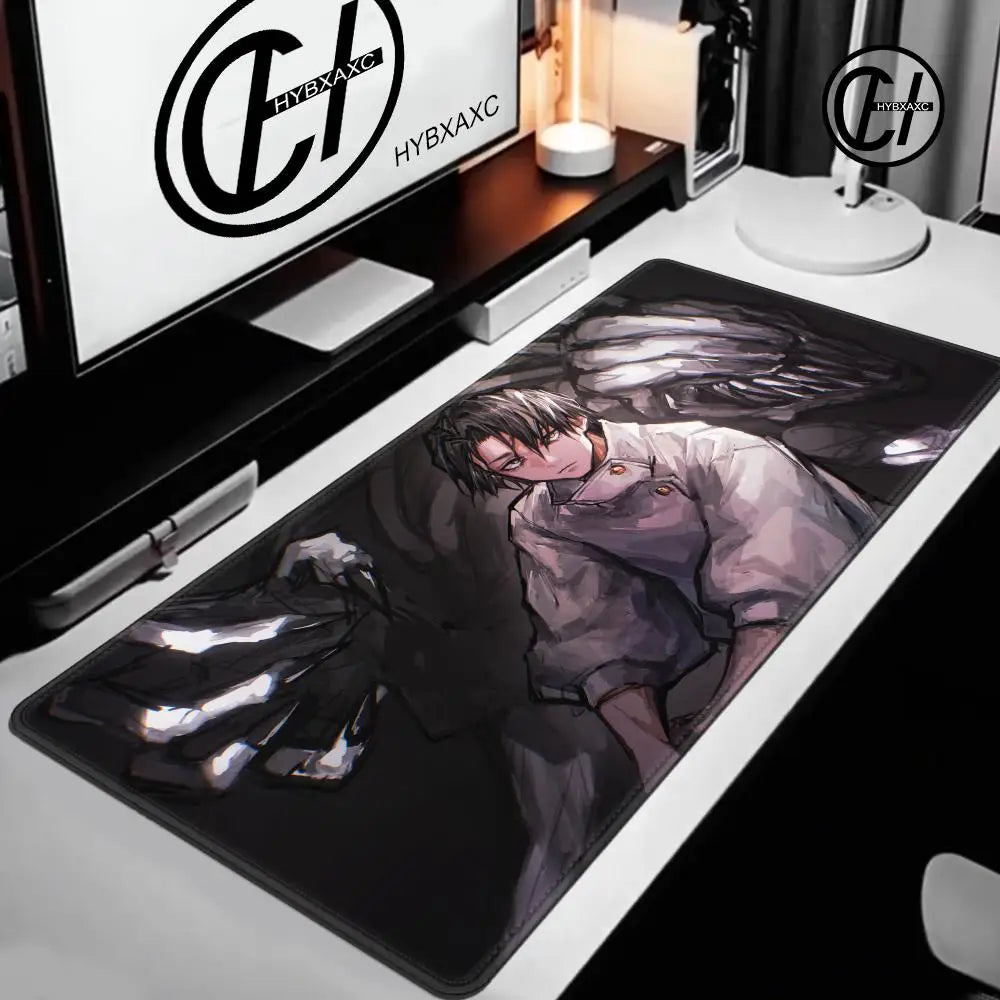 Anime Purple Mouse Pad HD XXL Yuta Okkotsu Gaming Keyboard Rug Laptop Jujutsu Kaisen Mousepad PC Gamer Cabinet Extended Desk Mat