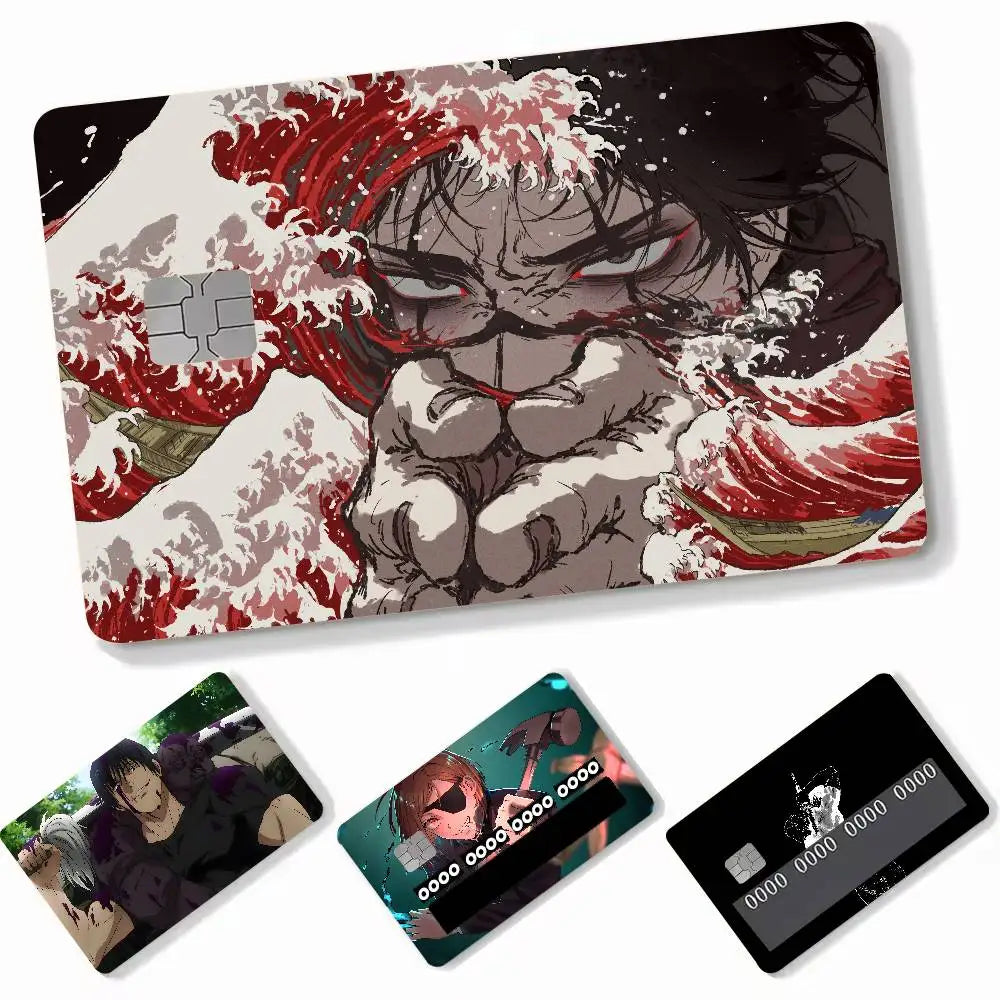 Cool Fashion Anime Popular Hot Top Jujutsu Kaisen Luxury Credit Card Film Debit Protect Bank Bus Card Sticker Skin