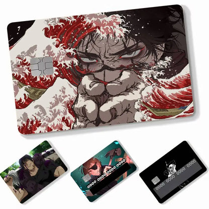 Cool Fashion Anime Popular Hot Top Jujutsu Kaisen Luxury Credit Card Film Debit Protect Bank Bus Card Sticker Skin