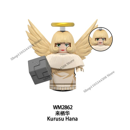 Jujutsu Kaisen MINI Puzzle Brick toys Makora Gojo Satoru Rogo Ryomen Sukuna Kugisaki Nobara Building Blocks Collection Gift