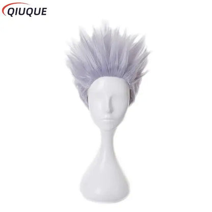 Gojo Satoru Cosplay Costume 110-3XL Black / Blue Eye Patch Wigs Glasses Anime Halloween Party Men Kids Uniforms - Jujutsu Kaisen Merch - Free Shipping Buy Now