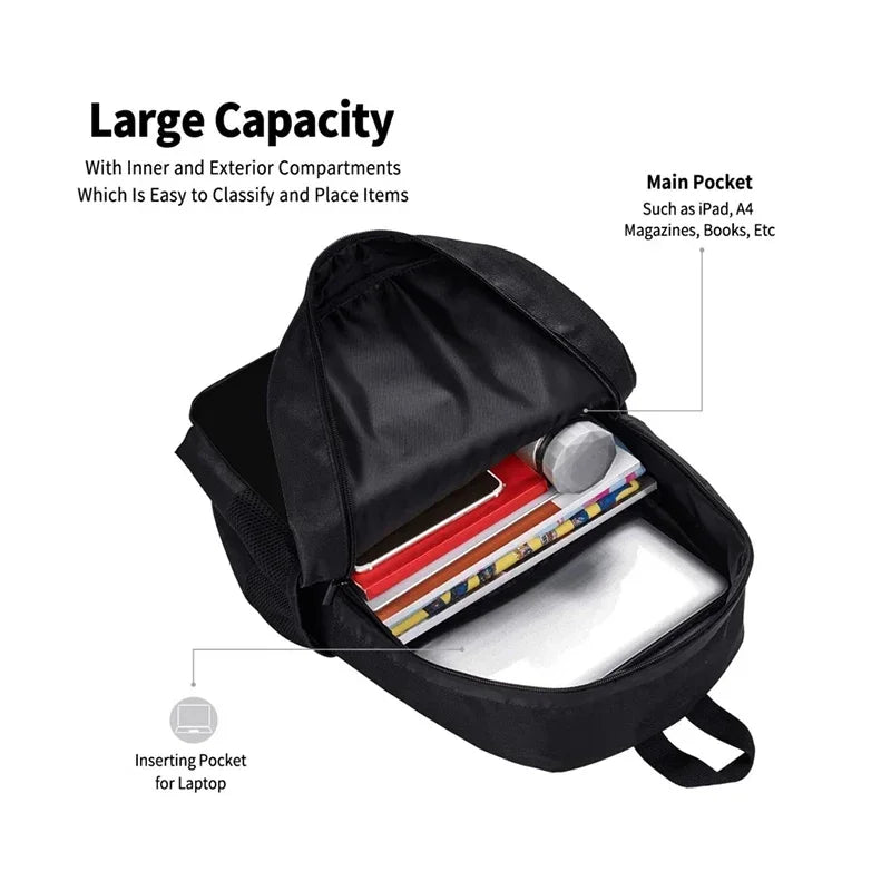 Ensemble de sacs à dos d'école Jujutsu Kaisen Satoru Gojo pour enfants, avec sac à bandoulière, sacs à crayons, sacs d'école pour garçons et filles, meilleur cadeau