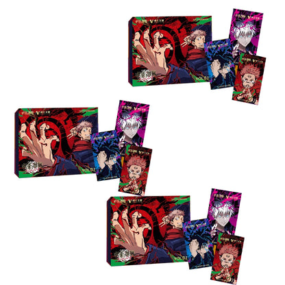 Jujutsu Kaisen Cards First Edition Domain Expansion Trading Cards Blind Box Collectible Limited Quantity Anime Cards