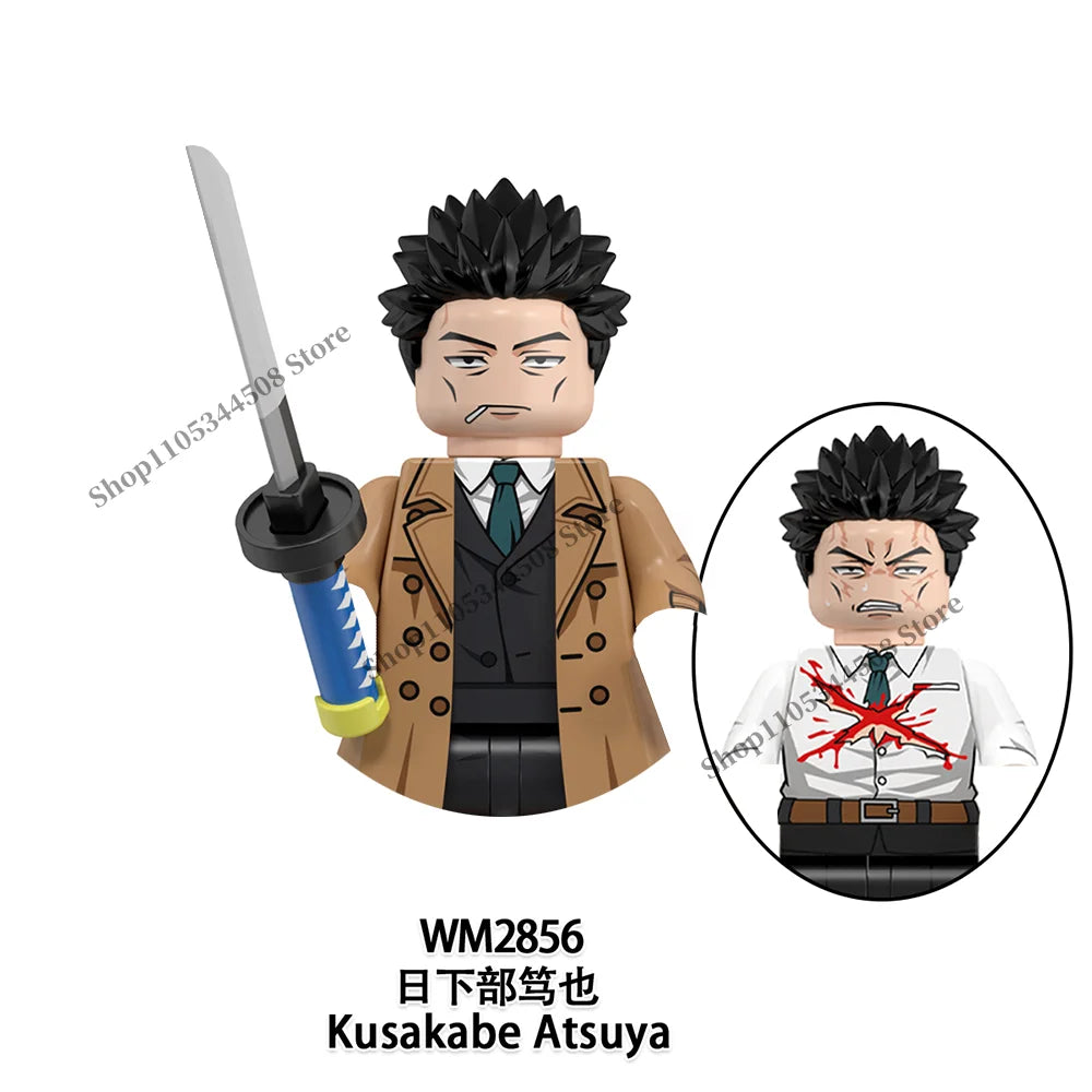 Jujutsu Kaisen MINI Puzzle Brick toys Makora Gojo Satoru Rogo Ryomen Sukuna Kugisaki Nobara Building Blocks Collection Gift