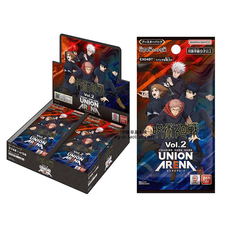 New Genuine Jujutsu Kaisen Anime Bandai Ua Union Arena Top Battle Trading Union Arena Card Game Collection Card Toys Gifts