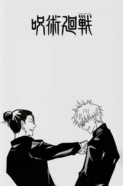 Modern Famous Bilibili Black and White Anime J-Jujutsu K-Kaisen Poster Canvas Paint Print Art Picture Home Room Wall Decor Gift