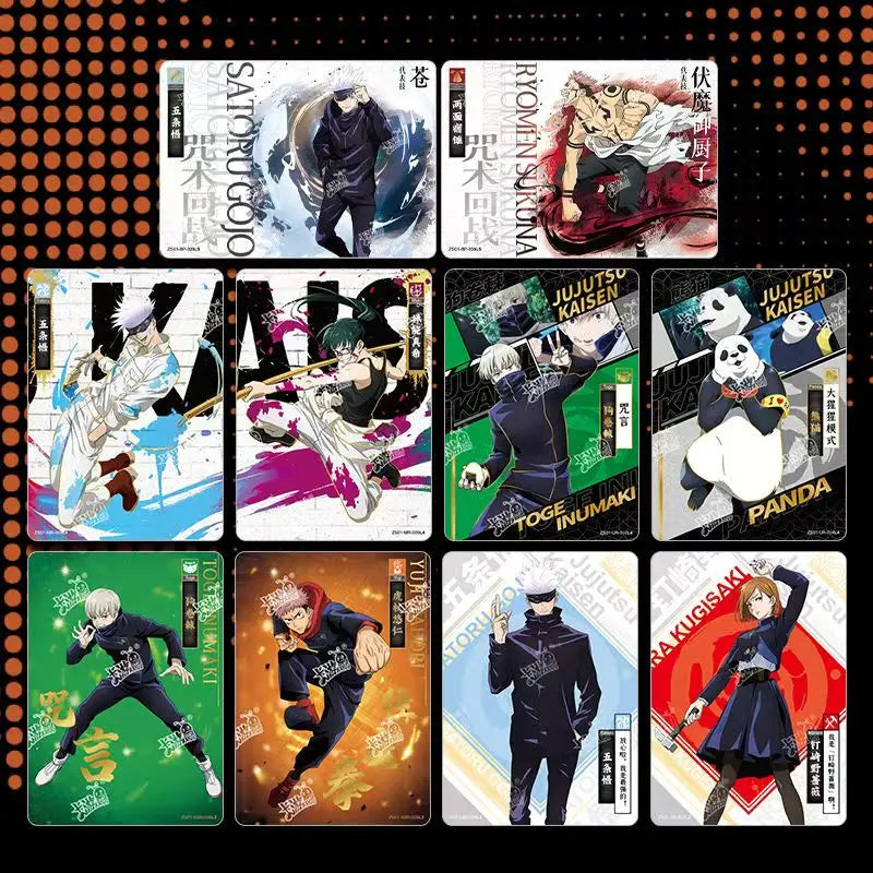 KAYOU Genuine Jujutsu Kaisen High Edition Warlock Card Gojo Satoru Anime Characters Peripheral Collection Card Kid Gift Original