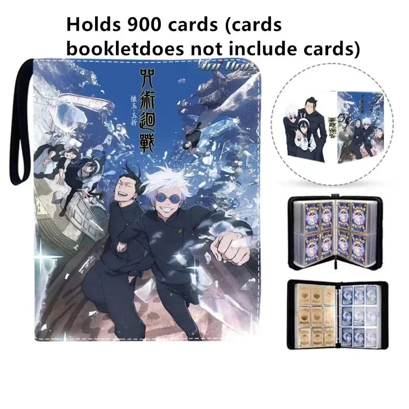 Anime Jujutsu Kaisen Collection 400pcs/900pcs Phantom Parade Card Album Book Card Zipper Game Cards Binder Holder kids Gift