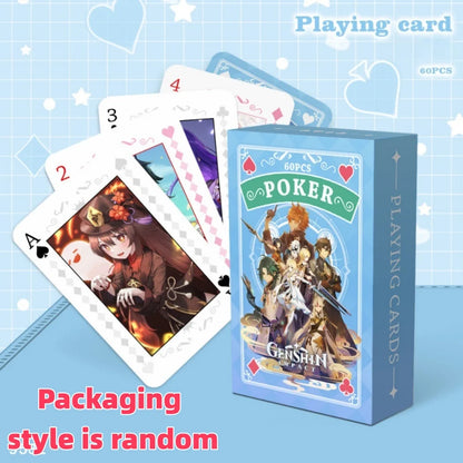 Anime Poker Toy Jujutsu Kaisen Board Game Cards ONE PIECE NARUTO HUNTER×HUNTER Cosplay Hardcover Table Game Fans Birthday Gift