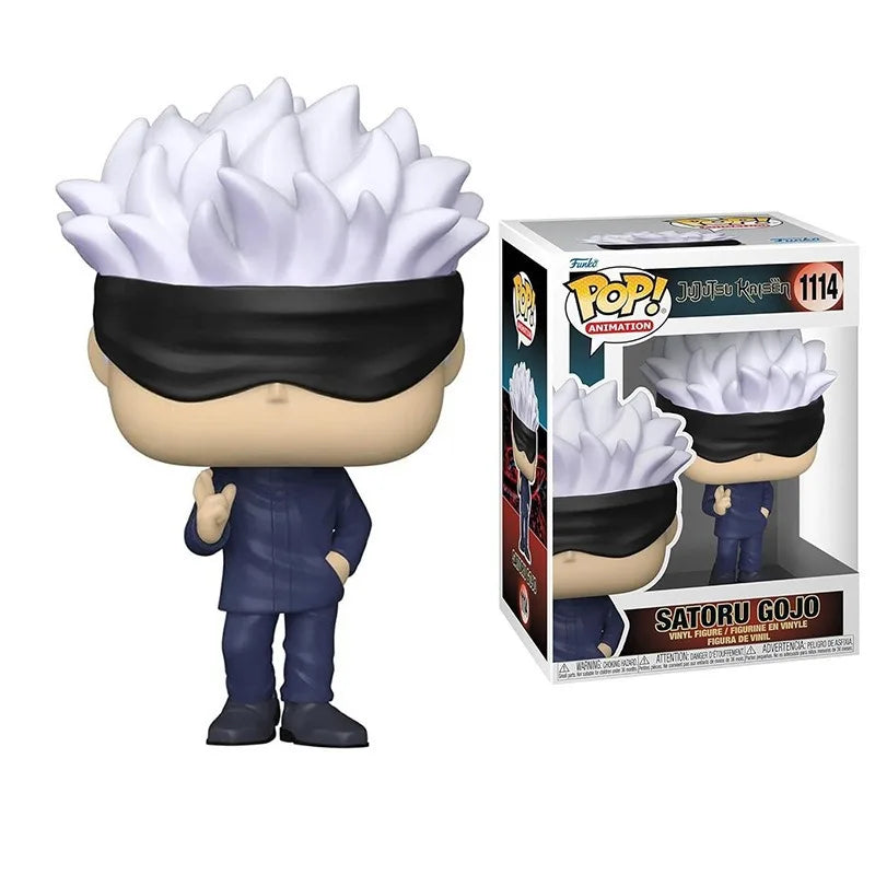Jujutsu Kaisen Anime Figures Pop Vinyl Dolls Gojo Satoru Itadori Yuji Fushiguro Megumi Cute Cartoon Model Collection Gift for