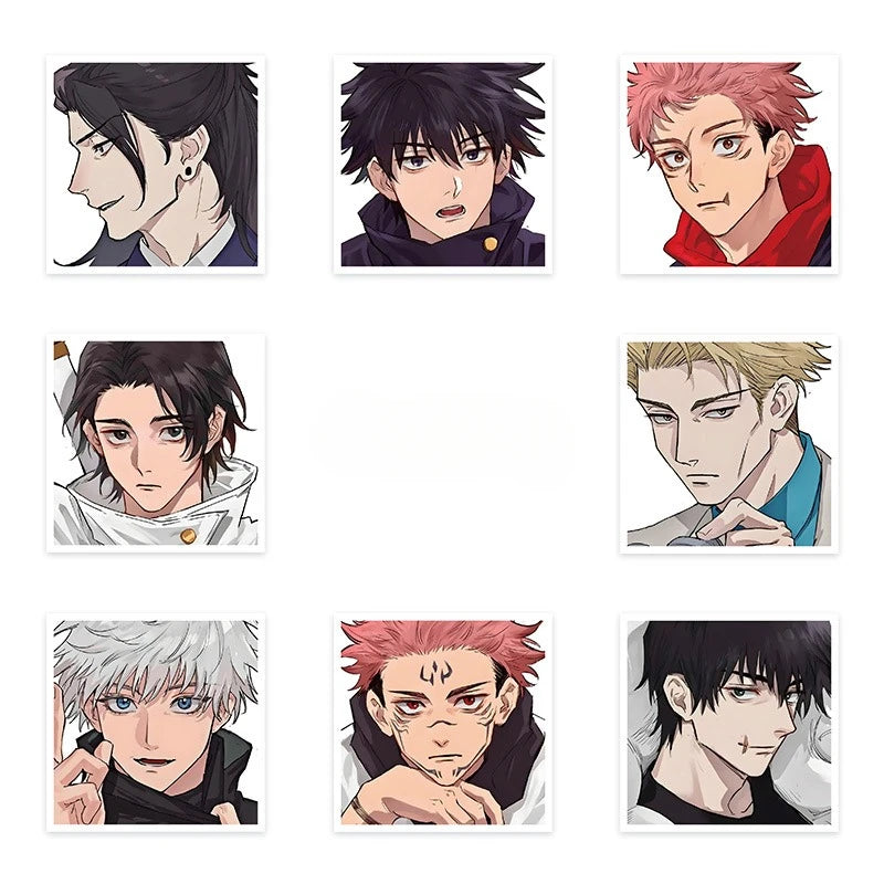 Lot de 500 autocollants Jujutsu Kaisen, personnages de dessin animé Kawaii, Gojo Satoru Itadori Yuji, image de tasse, coffre, autocollants décoratifs mignons