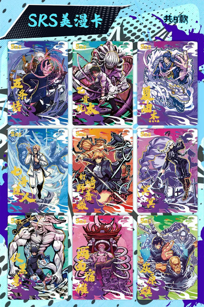 Genuine Jujutsu Kaisen Card Warlock Cards Gojo Satoru Fushiguro Megumi Itadori Yuji Cards Anime Peripheral Collection Cards Toy
