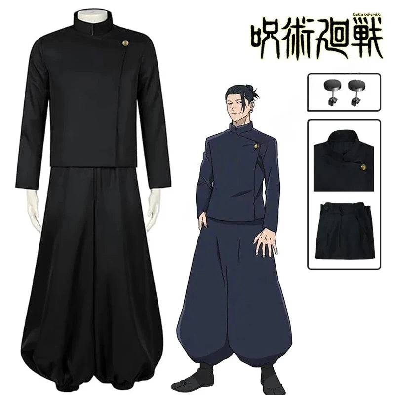 Gojo Satoru Cosplay Costume Uniform for Men Jujutsu Kaisen Cosplay Outfit And Sunglasses Geto Suguru Cosplay Uniform - Jujutsu Kaisen Merch - Free Shipping Buy Now