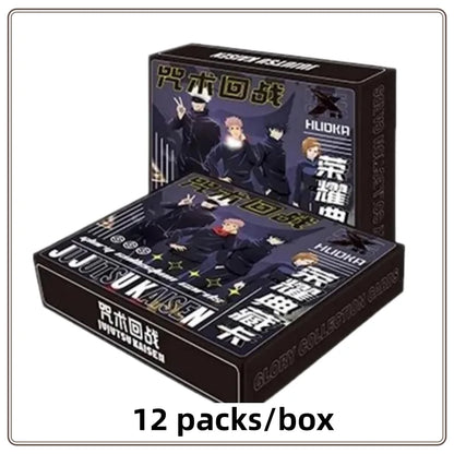 Original Jujutsu Kaisen Ryomen Sukuna Card Itadori Yuji Fushiguro Megumi Satoru Gojo Collectible Anime Cards Children Toy Gifts