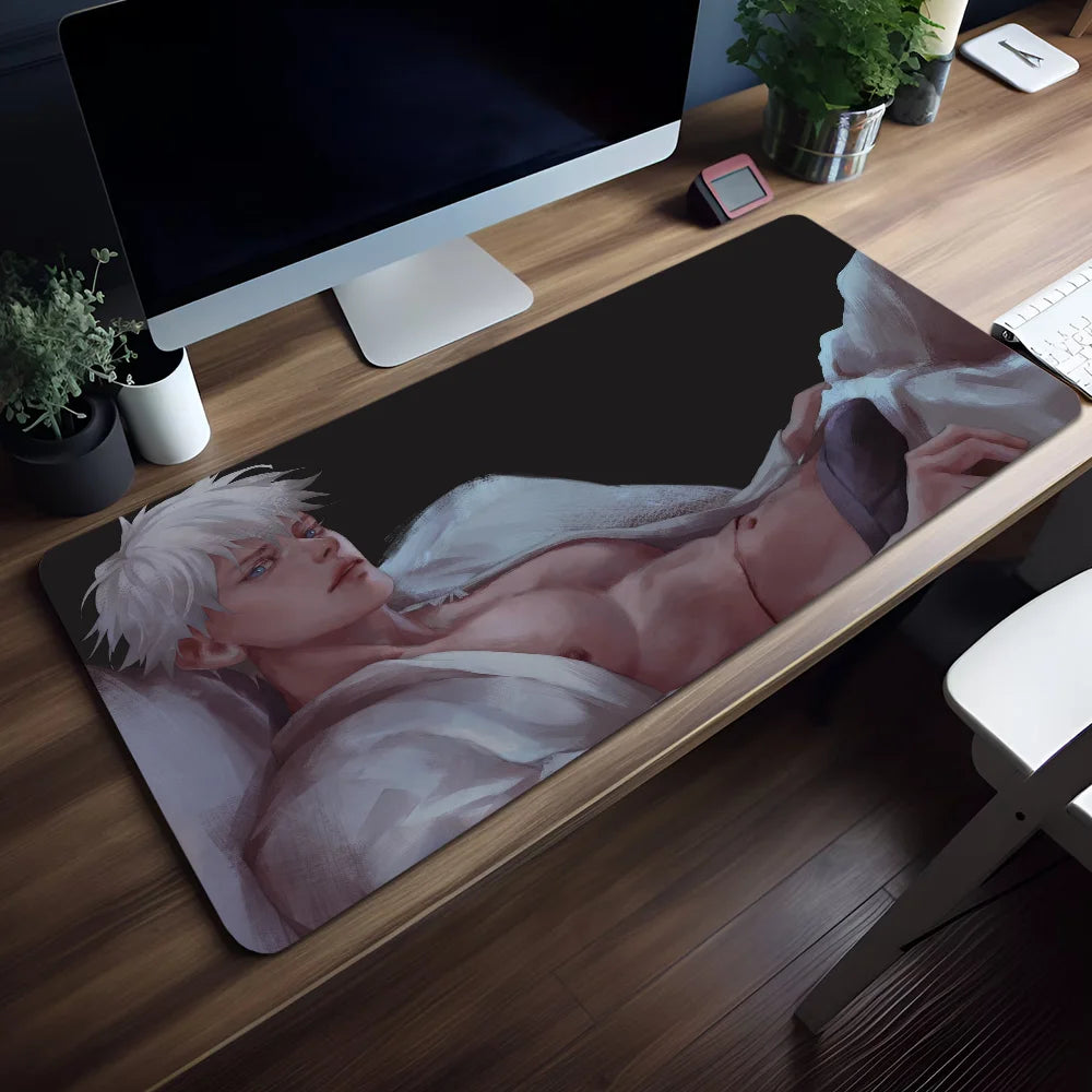 J-Jujutsu K-Kaisen Cool Mouse Pad Non-slip Thickened Large Writing Lockedge Office Student Gaming Cushion MousePad