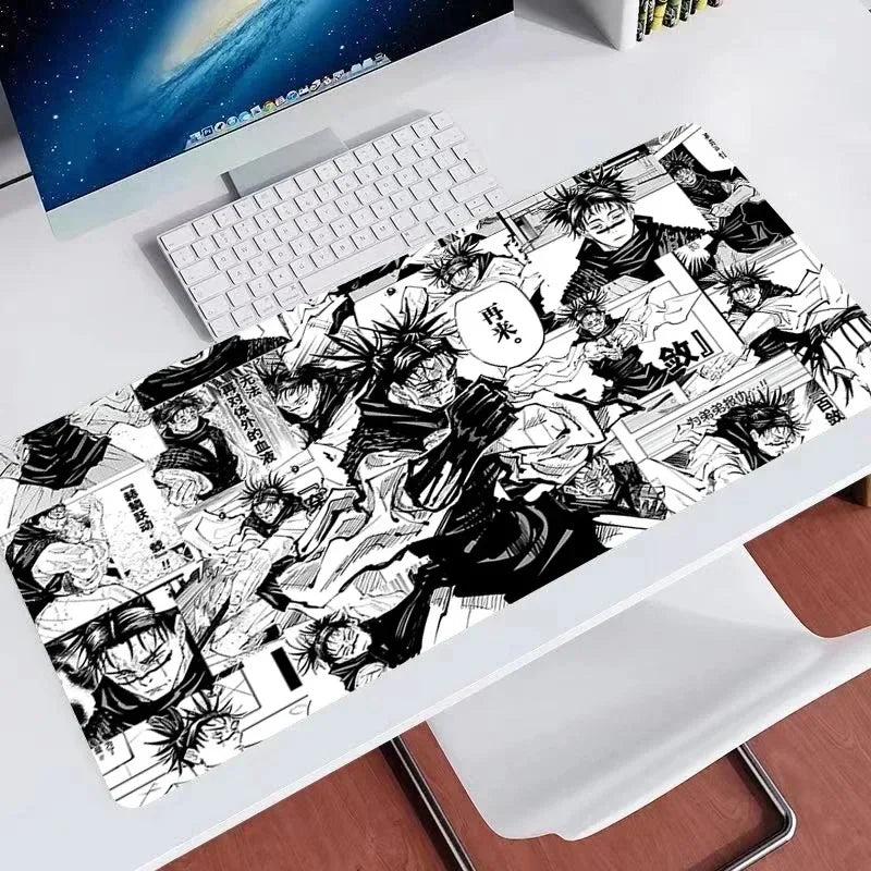 Gaming Mouse Pad Jujutsu Kaisen Choso Office Desk Cushion Computer Accessories Keyboard Table Mat Mousepad 90x40 Laptop Cushion