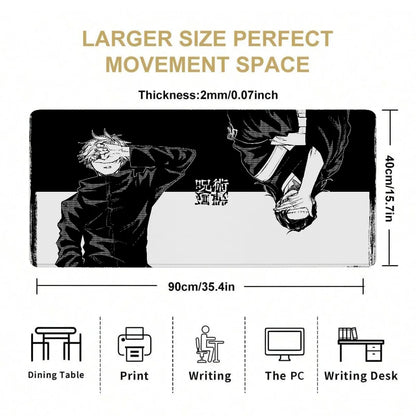 Jujutsus Kaisens Hot Pad Mouse Gaming Keyboard Computer Mat Deskmat Mousepad Gamer Mausepad Pc Accessorie Table Pad Mats Cabinet
