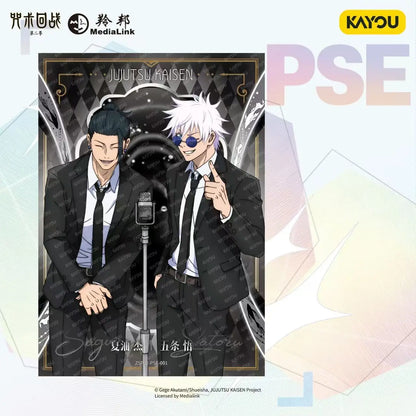 New KAYOU Original Ujutsu Kaisen Hidden Inventory Vol.1 Blind Pack Polaroid Cards Surprise Opening Toy for Teen Anime Collectors