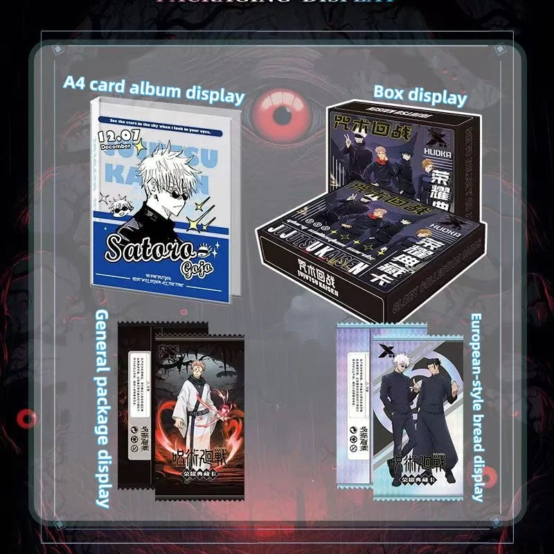 KAYOU Jujutsu Kaisen Glory Collection Card Set Features Satoru Gojo Yuji Itadori More Must Have for Anime Fans