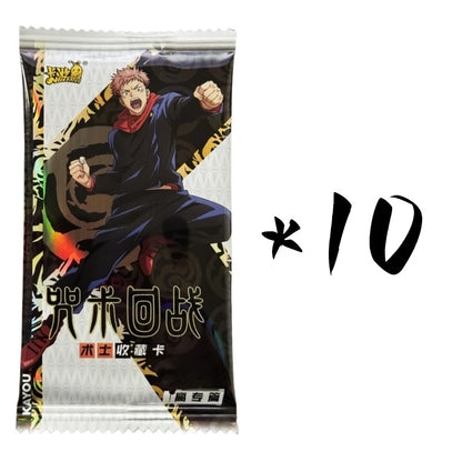 Original Box Hot Sell KAYOU Card Genuine Jujutsu Kaisen Anime Character Fashionable Collection Toy Itadori Yuji Satoru Gojo Gift