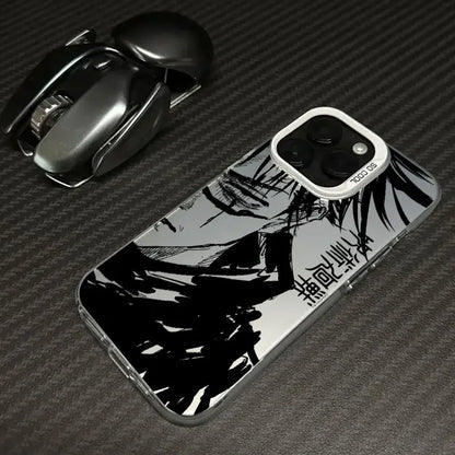 Coque antichoc Anime pour iPhone 16e, 16, 14, 15, 13, 11 Pro Max, Jujutsu Kaisen Choso ART, 15 Plus, 12 Mini, 16e 
