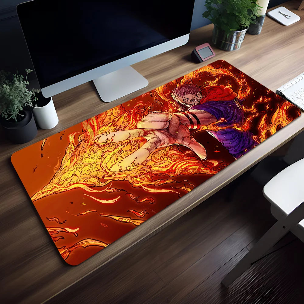 J-Jujutsu K-Kaisen Cool Mouse Pad Non-slip Thickened Large Writing Lockedge Office Student Gaming Cushion MousePad