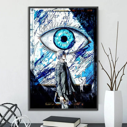 J-Jujutsu Anime Self-adhesive Poster Wallpaper Wall Art Print Gojo Satoru Home Decoration Modern Itadori Yuji Gift