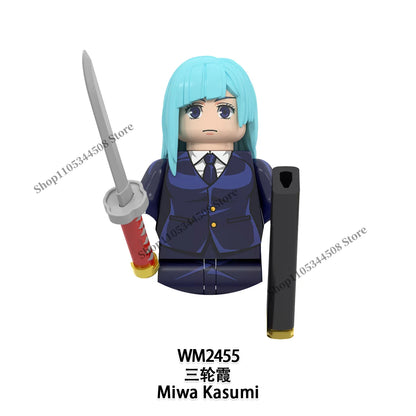 Jujutsu Kaisen MINI Puzzle Brick toys Makora Gojo Satoru Rogo Ryomen Sukuna Kugisaki Nobara Building Blocks Collection Gift