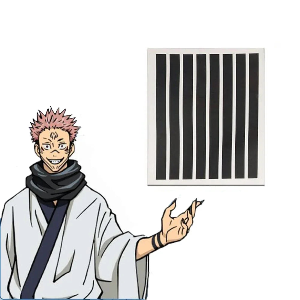 Jujutsu Kaisen Stickers Cosplay Prop Anime Accessories Ryomen Sukuna Inumaki Toge Waterproof Tattoo Sticker - Jujutsu Kaisen Merch - Free Shipping Buy Now