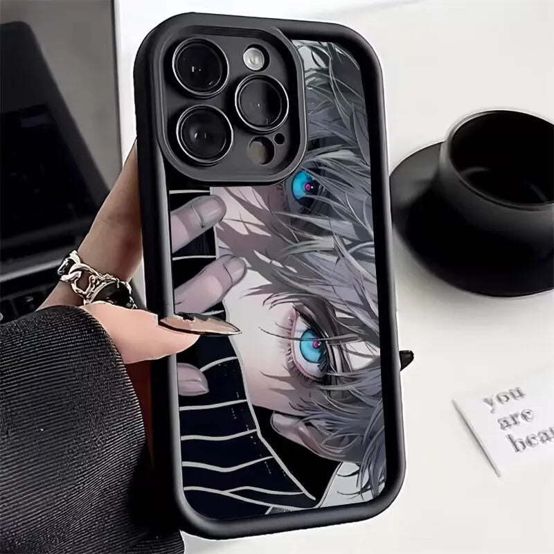 Jujutsu Kaisen Gojo Satoru étui pour motorola MOTO Edge 40 50 Pro Fusion Ultra G85 G35 G75 G05 G84 G15 G34 E14 housse en Silicone