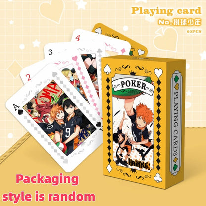 Anime Poker Toy Jujutsu Kaisen Board Game Cards ONE PIECE NARUTO HUNTER×HUNTER Cosplay Hardcover Table Game Fans Birthday Gift