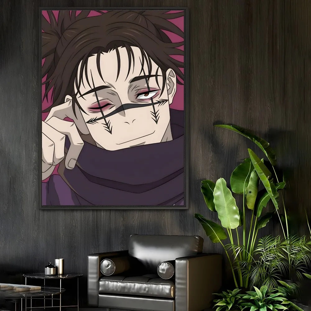Japan Choso Jujutsu Kaisen Anime Poster Sticky Wall Art Printing Waterproof Home Living Bed Room Bar Aesthetic Decor