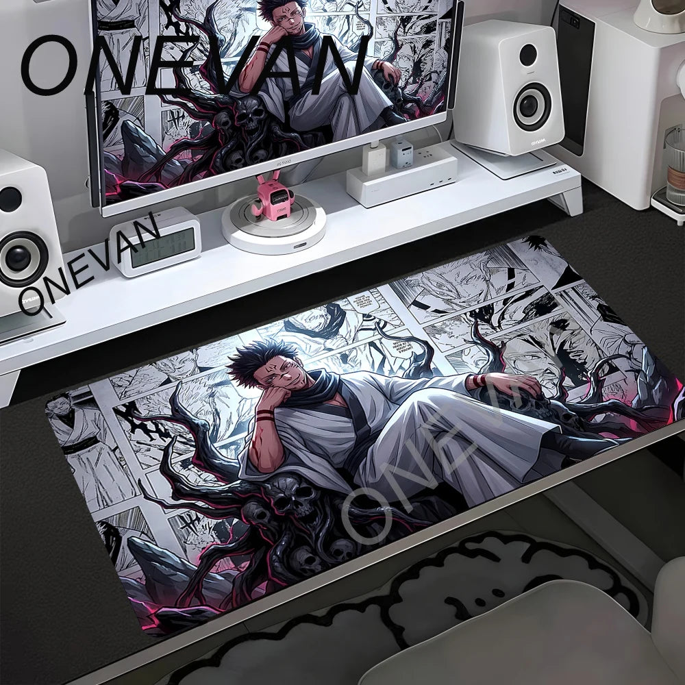 Hot Anime Jujutsu Kaisen Large Mouse Pad Ryomen Sukuna Mousepad Pc Computer Gaming Laptop Accessories Desk Mat Non-slip Carpet
