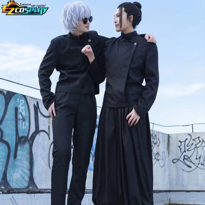 Geto Suguru Cosplay Anime Jujutsu Kaisen Cosplay Adult Mens Shirt Pants Wig High School Halloween Uniform Full Set - Jujutsu Kaisen Merch - Free Shipping Buy Now