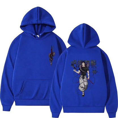 Japanese Anime Family Hoodies Jujutsu Kaisen Fushiguro Toji Graphic Male Fashion Manga Streetwear Men Women  Sweatshirt - Jujutsu Kaisen Merch - Free Shipping Buy Now