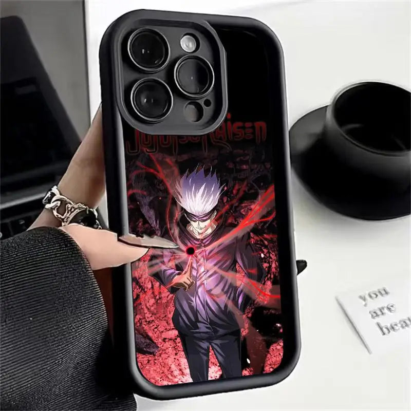 Jujutsu Kaisen Gojo Satoru housse en Silicone pour Motorola MOTO Edge 40 50 Pro Fusion Ultra G85 G35 G75 G05 G84 G15 G34 E14
