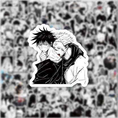 Lot de 10/30/50/100 autocollants graffiti Jujutsu Kaisen, dessin animé Satoru Gojo, étanches, pour enfants, DIY, cool, jouets, cadeaux