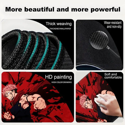 Hot Anime Jujutsu Kaisen Large Mouse Pad Ryomen Sukuna MousePads Computer Gaming Peripheral Accessori