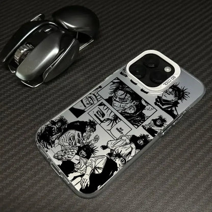 Coque antichoc Anime pour iPhone 16e, 16, 14, 15, 13, 11 Pro Max, Jujutsu Kaisen Choso ART, 15 Plus, 12 Mini, 16e 