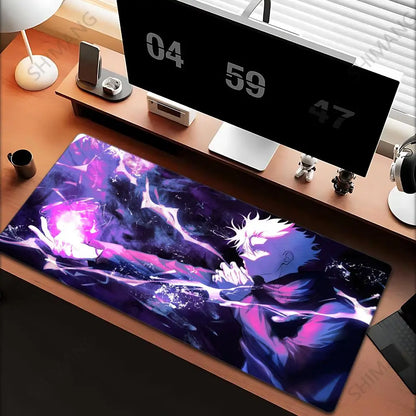 Anime Jujutsu Kaisen Mouse Pad Gojo Satoru Large Gaming Mousepad Gamer Company Keyboard Mouse Mats Computer Desk Mat Big Carpet