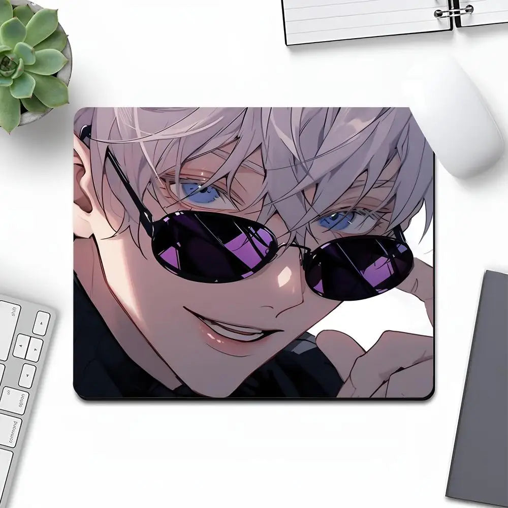Jujutsu Kaisen Anime Mouse Pad Art Gaming Gamer Animal Small Rubber Locking Edge Large Computer MousePad Laptop Desk Pad