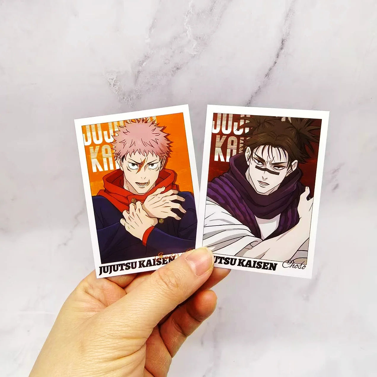 10pcs Anime Jujutsu Kaisen Photo Card Yuji Itadori Yuta Okkotsu Kinji Hakari Hiromi Higuruma Zenin Naoya DIY Postcard Bookmark