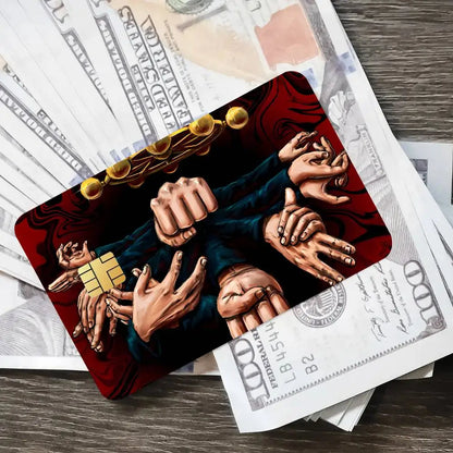 Cool Fashion Anime Popular Hot Top Jujutsu Kaisen Luxury Credit Card Film Debit Protect Bank Bus Card Sticker Skin